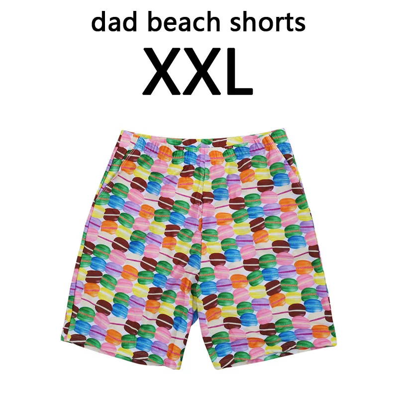 Летние модные женские цельные купальники с лямкой на шее для девочек, мужские шорты для папы и сына, шорты для мальчиков, одинаковый купальник для мамы и дочки - Цвет: dad XXL