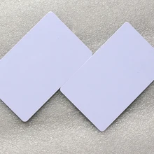 50 шт. ISO14443A NFC карты биркой 1 К теги 215 чип Белый карты для всех NFC устройств