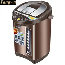 Электрическая грелка 5л Изолированная домашняя Тепловая 304 Электрический чайник из нержавеющей стали