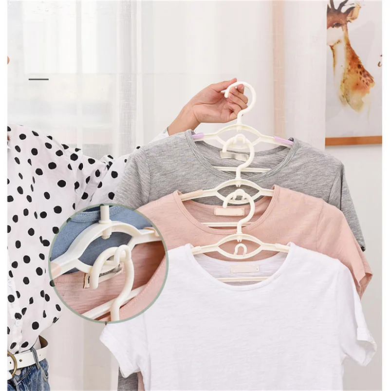 Multifunctional Retractable Non-slip Hanger Suit Hangers Ultra Thin Space Saving Durable Hangers Home Storage Decor 40MR2817
