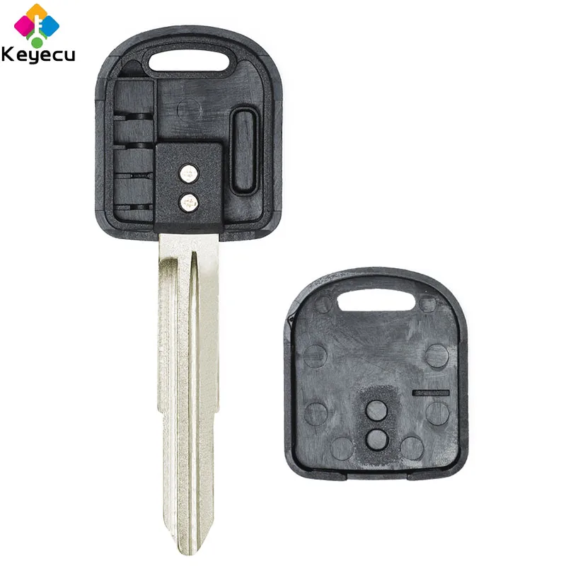 KEYECU Uncut Transponder Car Key Shell Case With Left Right Blade Fob For Suzuki Vitara Grand Vitara Alto Swift Baleno 1996-2002