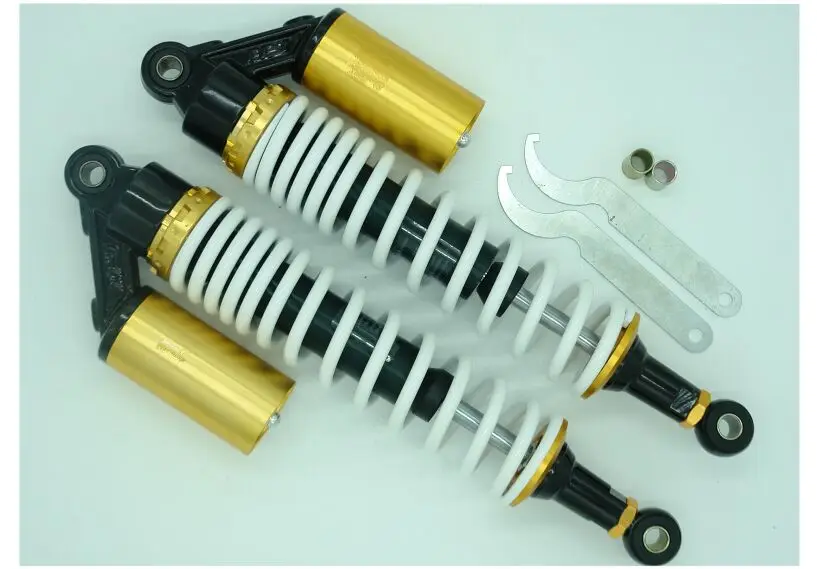 

15" 400mm Motorcycle Air Shock Absorbers Universal For Honda Suzuki Yamaha Kawasaki ATV Go Kart Quad Dirt Sport Bikes