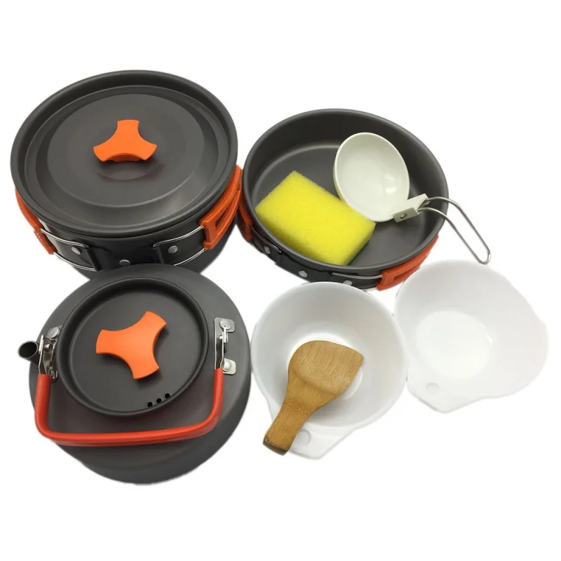 8 piezas de utensilios de cocina al aire libre juego de utensilios Camping vajilla cocina de vajilla cubiertos utensilios senderismo picnic conjunto 8 piezas de utensilios de cocina al aire libre juego de utensilios Camping vajilla cocina de vajilla cubiertos utensilios senderismo picnic conjunto