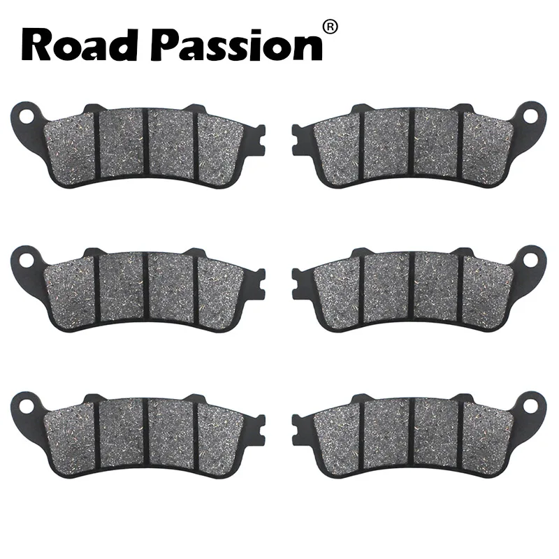 

Road Passion Motorcycle Front & Rear Brake Pads For HONDA NRX1800 NRX 1800 Rune 18 2004-2005 VTX VTX1800 (All models) 2002-2011