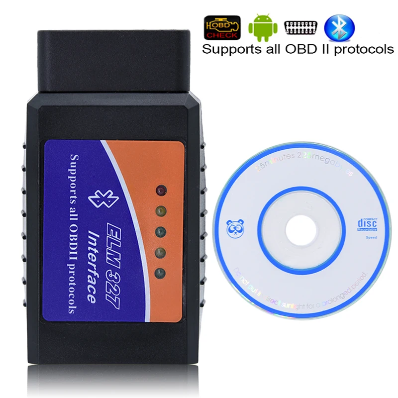 OBD2 ELM327 Bluetooth V1.5 PIC18F25K80 ODB 2 Car Code Reader Scanner OBDII ODB2 ODB II Scan Tool ELM 327 V 1.5 OBD2 ELM327 Bluetooth V1.5 PIC18F25K80 ODB 2 Car Code Reader Scanner OBDII ODB2 ODB II Scan Tool ELM 327 V 1.5