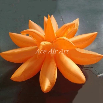 

Decoration inflatable LED lighting lotus flower exhibition balloon,inflatable LED flower for party