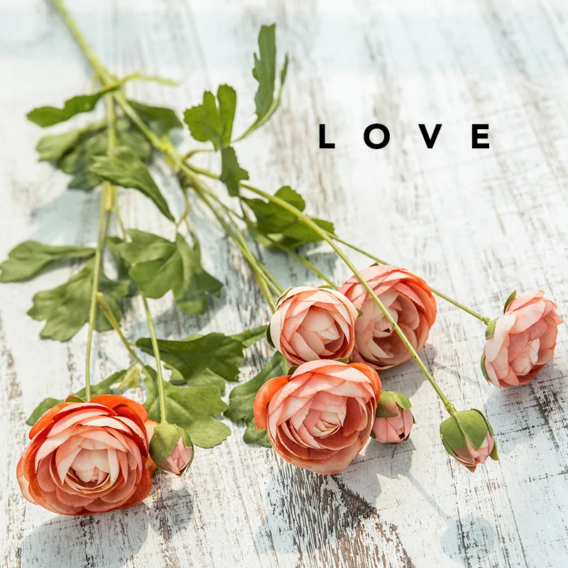 

Klonca Nordic Beautiful Silk Flower 80cm 8pcs/lot Peony Fake Flower Artificial Flowers for Wedding Festival Home Decoration