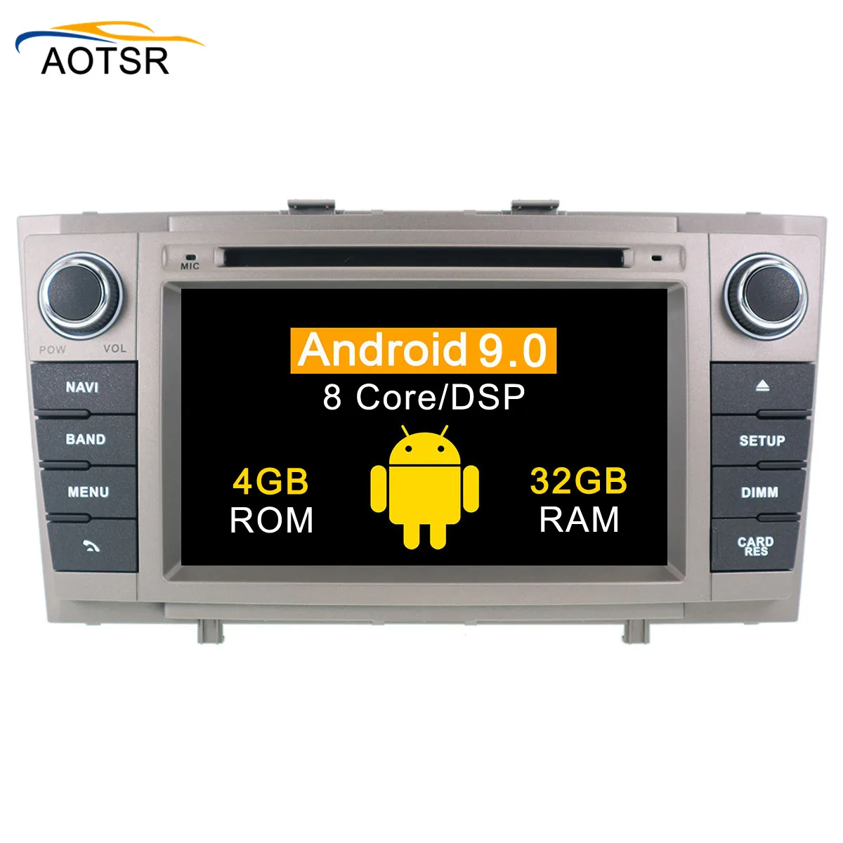 

Android 9.0 Car DVD Stereo Multimedia Head unit For Toyota T27 Avensis 2009-2014 Auto PC Radio GPS Navigation Video Audio 4G RAM