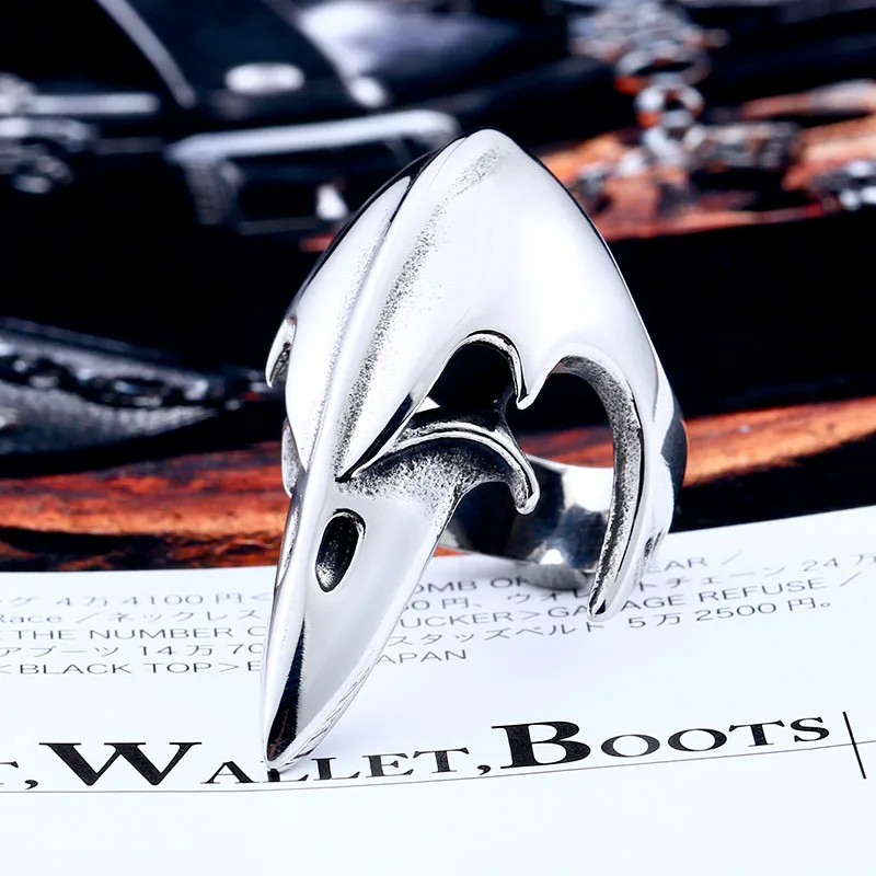 Beier new store 316L Stainless Steel ring high quality punk animal ring for men fashion jewelry LLBR8-287R US size