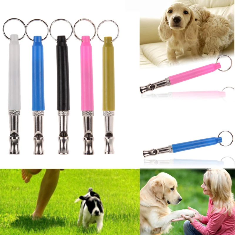 New Adjustable Pet Dogs Whistle Anti Bark Ultrasonic Sound Dogs