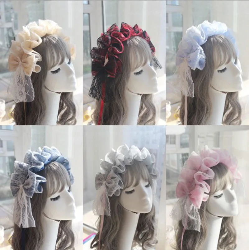 

The Original hand made Lolita deserve to act the role of Lolita luxuriant hair lead the act the role of cosine hair accessories