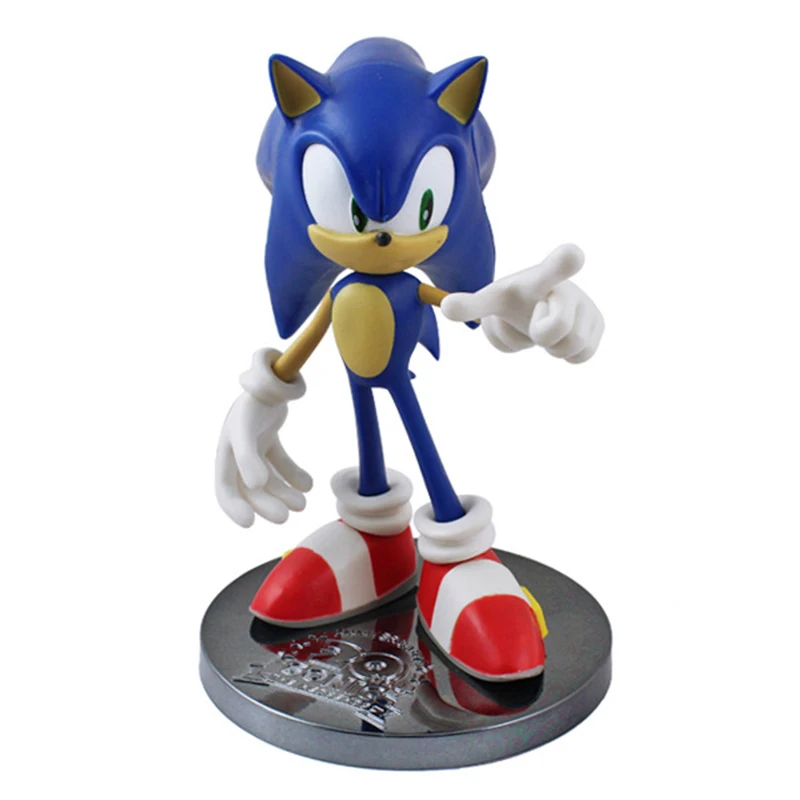 

Sonic The Hedgehog Action Figure 20th Anniversary Ver. Sonic Doll PVC figure Toy Brinquedos Anime 15CM