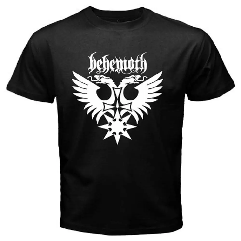 Новая мужская черная футболка с логотипом Behemoth Heavy Metal Rock Band размер S-3XL цветная