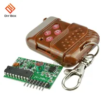 Ic 2262 2272 433mhz quatro maneiras 4 ch chave kit módulo de controle remoto sem fio peça decodificação placa do receptor para arduino