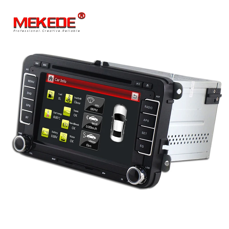 Best Free shipping 7" Car DVD multimedia player radio audio For VW POLO GTI GOLF 5 6 MK5 MK6 JETTA PASSAT B6 Touran Sharan GPS Navi 4