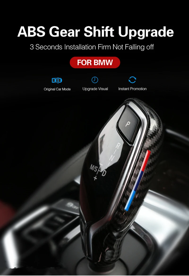 SRXTZM ручка переключения передач автомобиля крышка ABS рукоятка ручного тормоза переключения передач Чехол Декор для BMW G30 G31 G01 G02 G32 серии X3 1 шт. Новые
