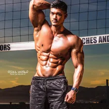 Для Мужчин's спортивные, для тренажерного зала Леггинсы хлопковые шорты фитнесс пробежки Повседневное спортивные шорты для бега для Для мужчин одежда