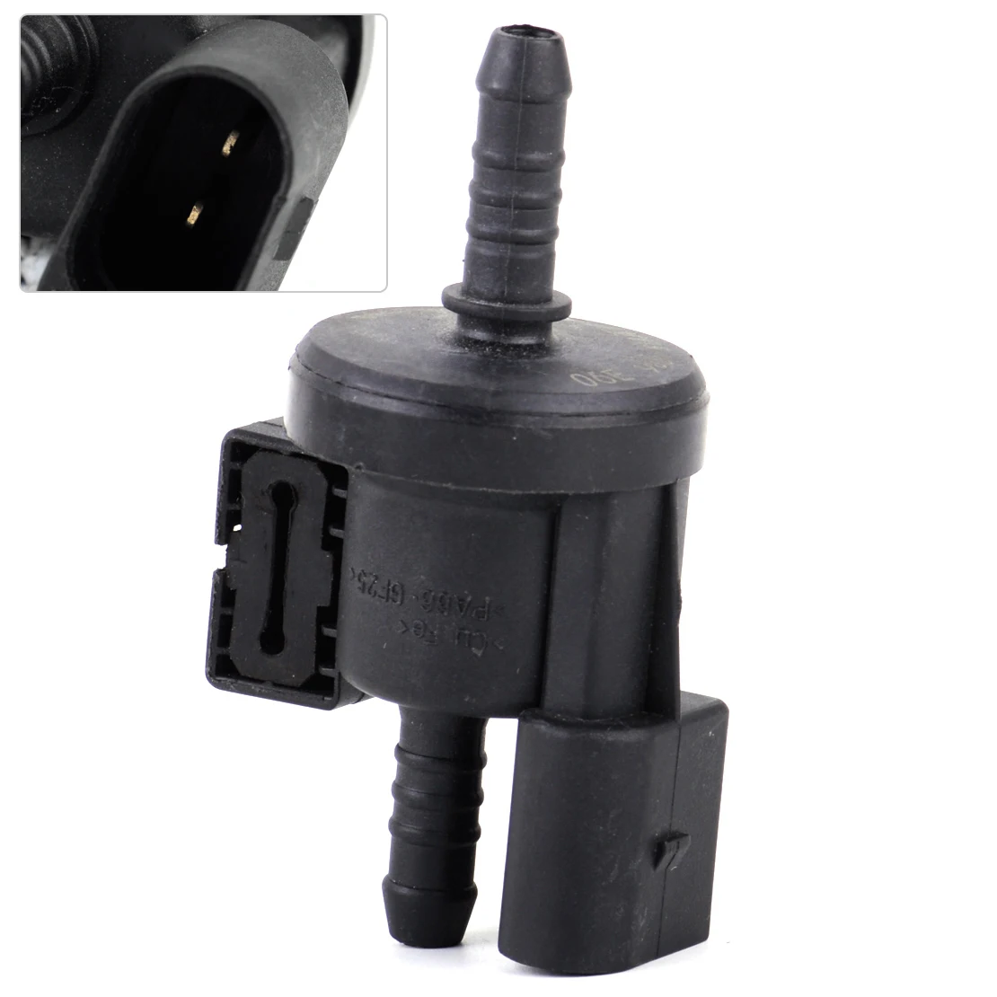 Buy DWCX Black Canister Purge Solenoid Vent Valve Fit For VW Jetta Golf GTI