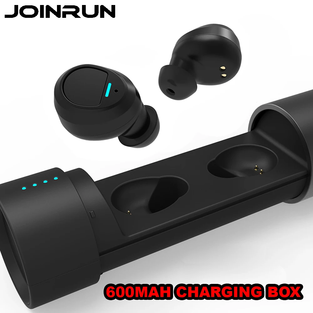 

Joinrun TWS Bluetooth Headset Earphone Bluetooth V4.2 Noise Cancelling Headset With Mic Smallest Stereo Sweatproof Headset