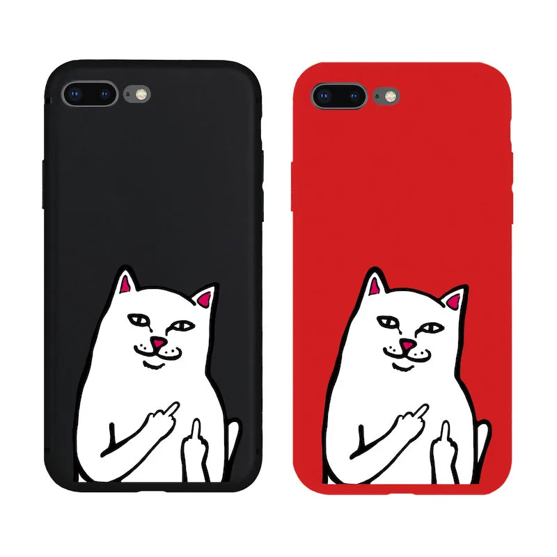 

Animal Cat Funny Cool Brand NEW Fashion Case for iPhone 7 7Plus 8 8Plus 6 6s 6Plus 6sPlus X Xs Max XR 5s 5 SE Phone Cover Cases
