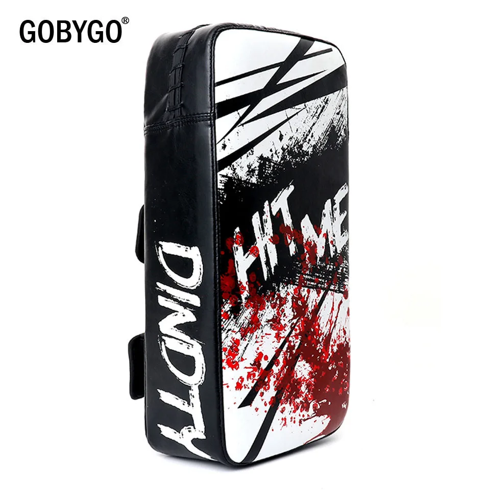 Billige GOBYGO 1 PCS Treten Muay Thai Boxing Pads Mma Schild Fokus Ziel Taekwondo Kickboxen Kampfkunst Training Ausrüstung