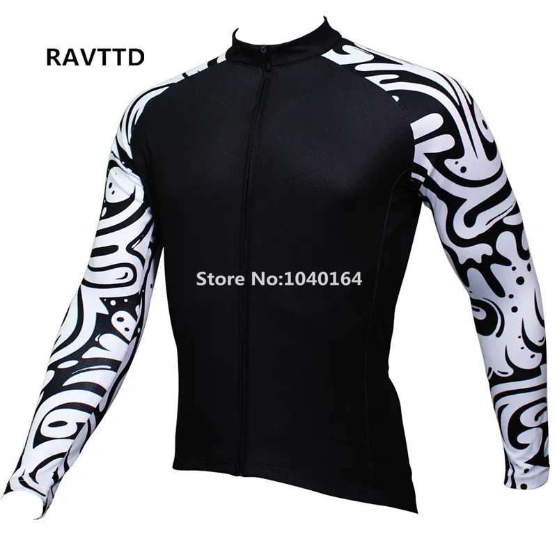 black and white cycling jersey