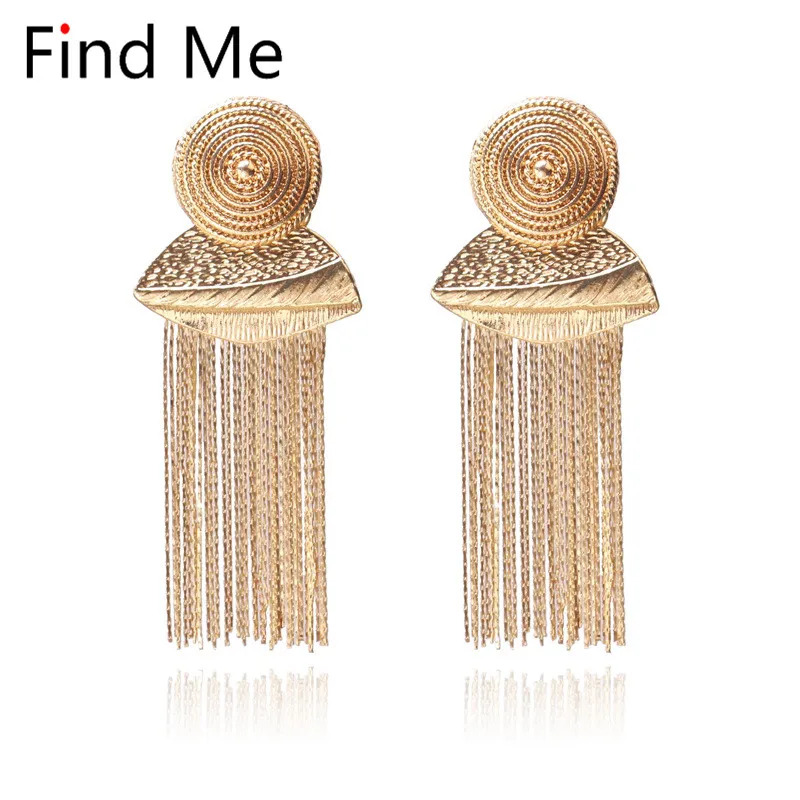 Женские серьги подвески с кисточками Find Me длинные висячие из