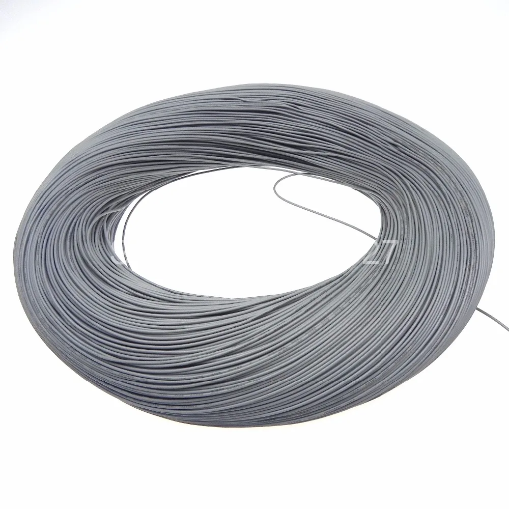 PVC Insulated tinned copper electronic wire 28AWG 26 0.25 2.5mm UL1007 copper cable electrical wires Grey 3