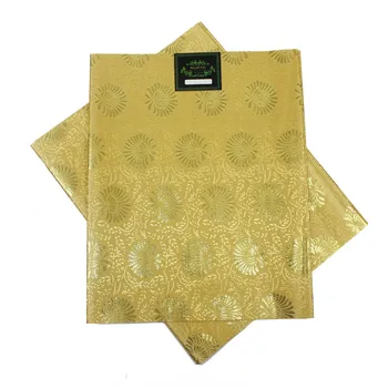

African SEGO HEADTIE Nigerian gele headtie 2pcs/set High Quality used for party Free shipping GOLD SL-1529