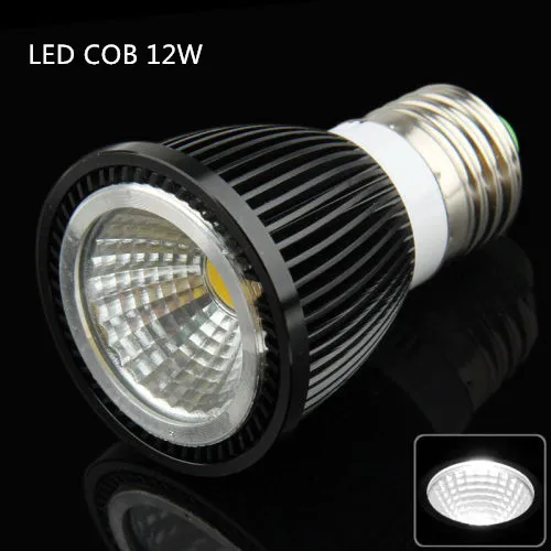 50X DHL светодиодный COB затемнения E27 9 Вт, 12 Вт, 15 Вт, светодиодный 110 В 220 В COB лампочка для прожектора теплый белый/холодный белый/чистый белый свет