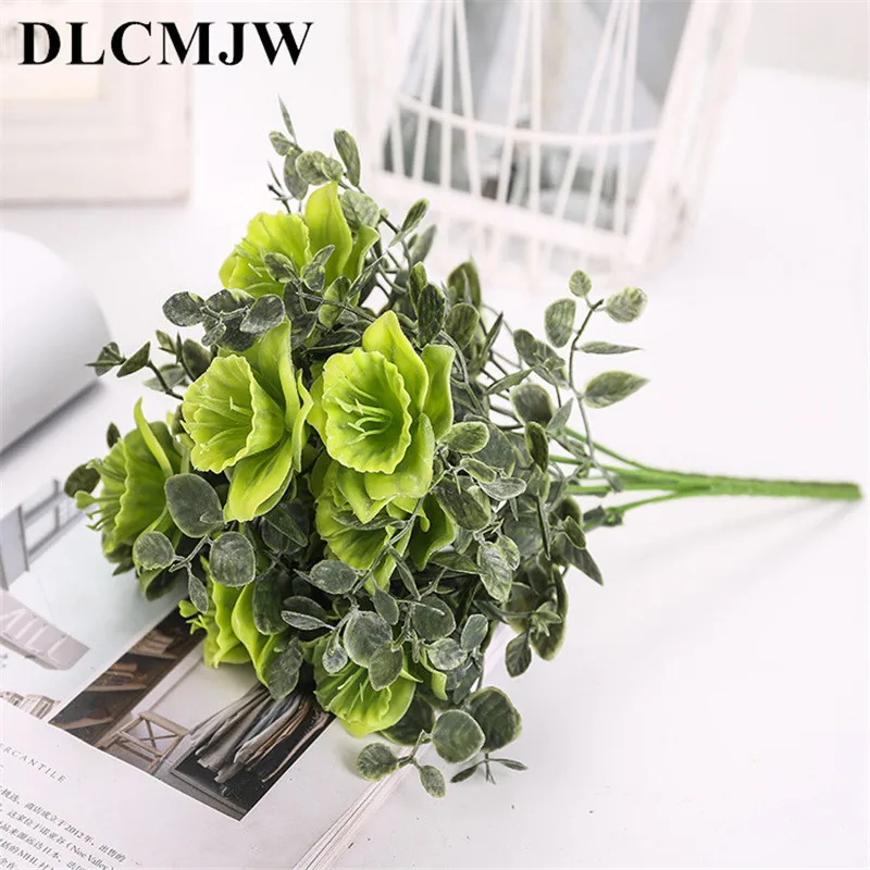 

1pcs Artificial plants Simulation green grass Fake plant decorate flowers For wedding home garden Plastic plant Artificial grass