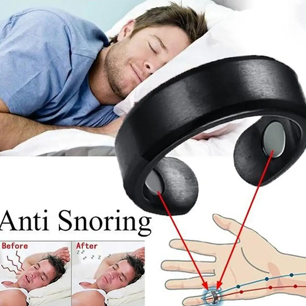 

Joylife Anti Snoring Open Ring Snore Stopper Sleeping Treatment Magnetic Therapy Band