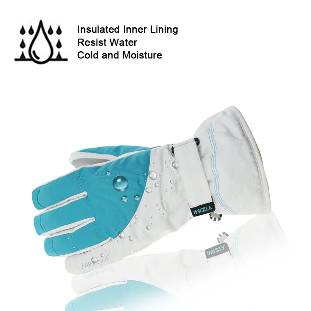 Runature водонепроницаемые перчатки для катания на лыжах, ветрозащитные теплые зимние перчатки для сноубординга, велоспорта, снежных видов спорта, перчатки для катания на лыжах для женщин и мужчин