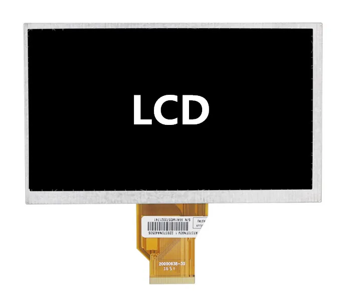 7 дюймов ЖК-дисплей экран сенсорный экран панель AT070TN94 AT070TN93 AT070TN90 92 v.x автомобильный dvd-навигатор ЖК-дисплей запасные части - Цвет: only LCD