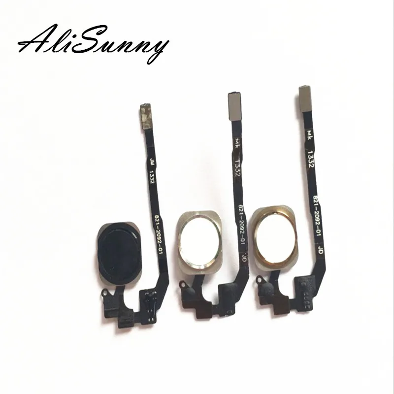 AliSunny 10 шт. гибкий кабель для кнопки Домой iPhone детали замены датчика меню|flex cable|button
