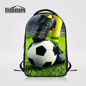 

Dispalang Large Capacity Male Travel Laptop Business Daily Backpack Bag Foot Ball Print College Middle High School Bag For Youth