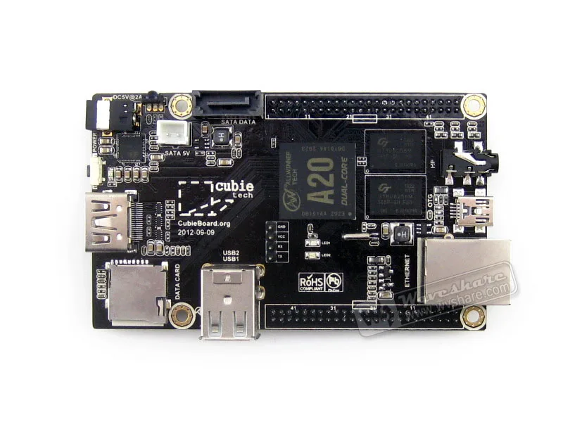 

Cubieboard2 Cubieboard A20 Dual-Core mini PCubieboard 2 upgrade Version Development Board Super than Raspberry Pi Free Shipping