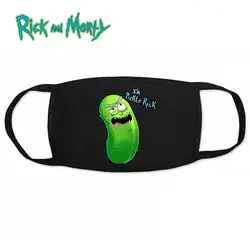 Suncomics Rick and Mori Pickle Rick аниме унисекс Мягкая хлопковая дыхательная маска наружная защита от пыли лицо Рот Респиратор настраиваемый