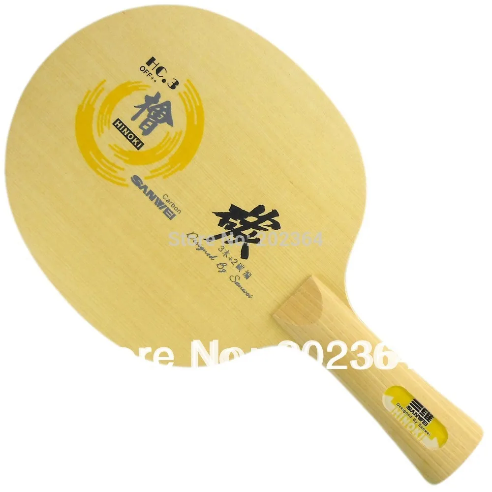 

Sanwei HC.3 (HC-3, HC 3, HC3) HINOKI Carbon OFF++ Table Tennis Blade for PingPong Racket