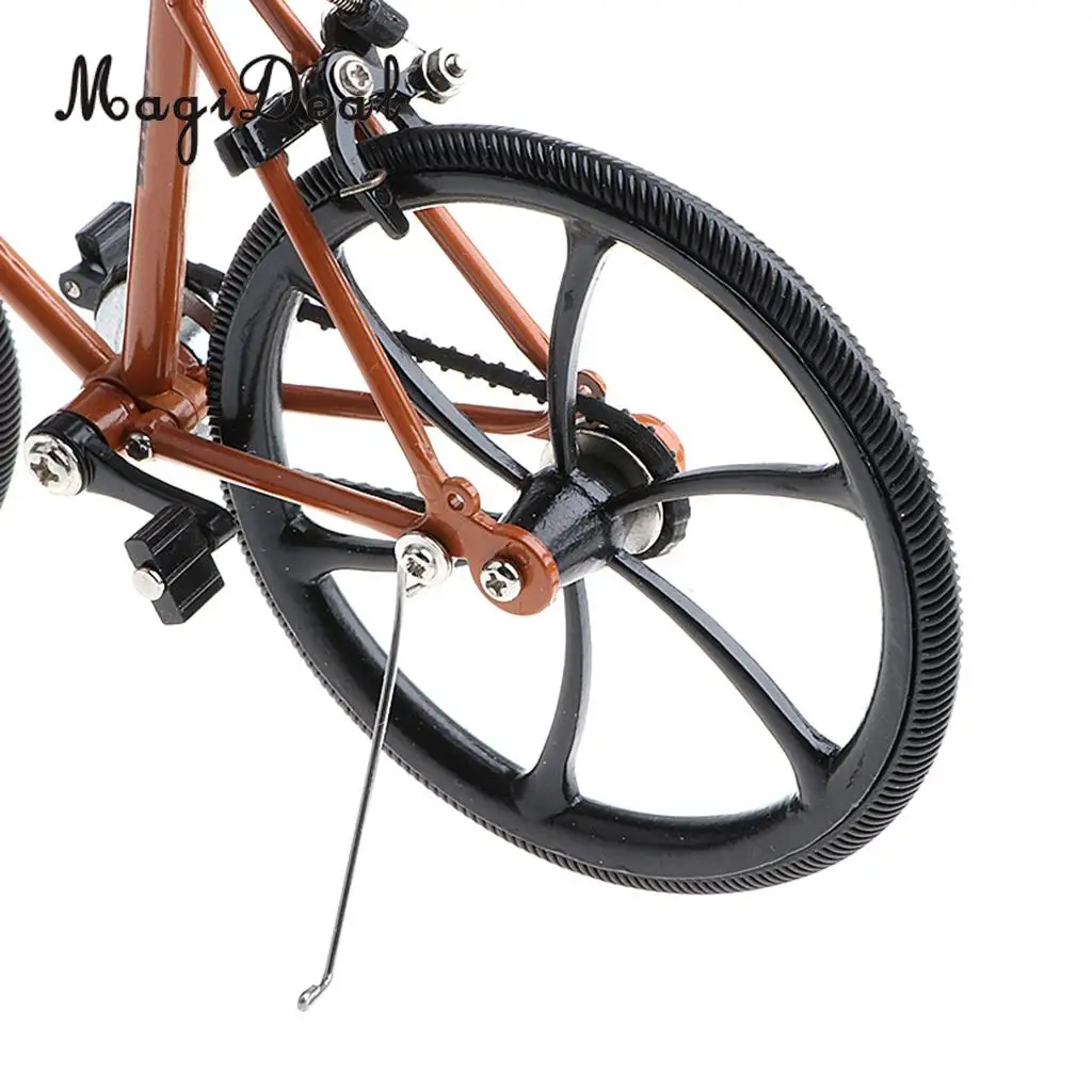 1/10 Scale Simulation Alloy Diecast Racing Exquisite Bike Sport Bicycle Model Hobbies Games Toy Collections Home Decor Orange