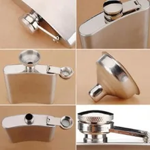 2017 New 4/5/6/7/8/10/18 oz Stainless Steel Hip Liquor Whiskey Alcohol Flask Cap + Funnel Hip Flask