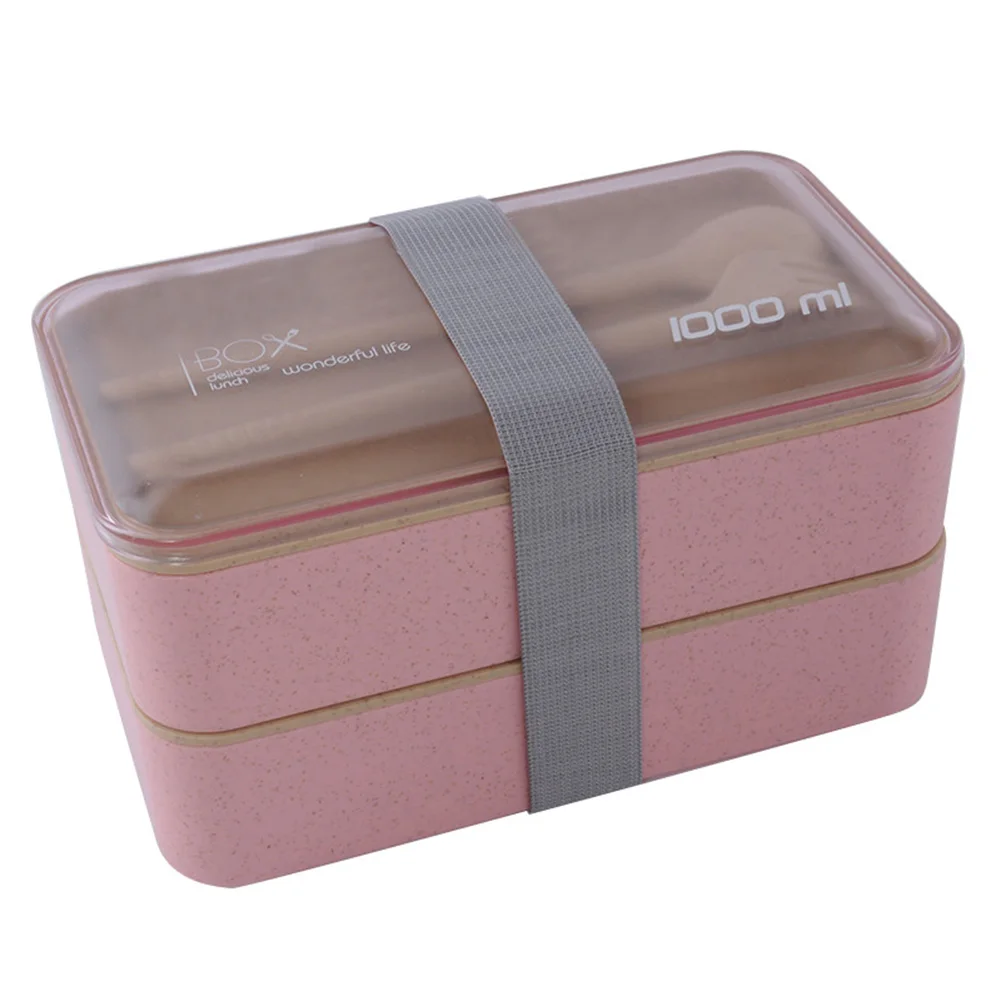 

Portable Multifunctional 2 Tier Lunch Box Kitchen Utensils Cooking Accessories E2S