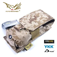 FLYYE FY-PH-M001 одинарный M4/M16 Mag Pouch одиночный-двойной кассетный пакет MOLLE system тактический жилет карманы прилагаются к посылка