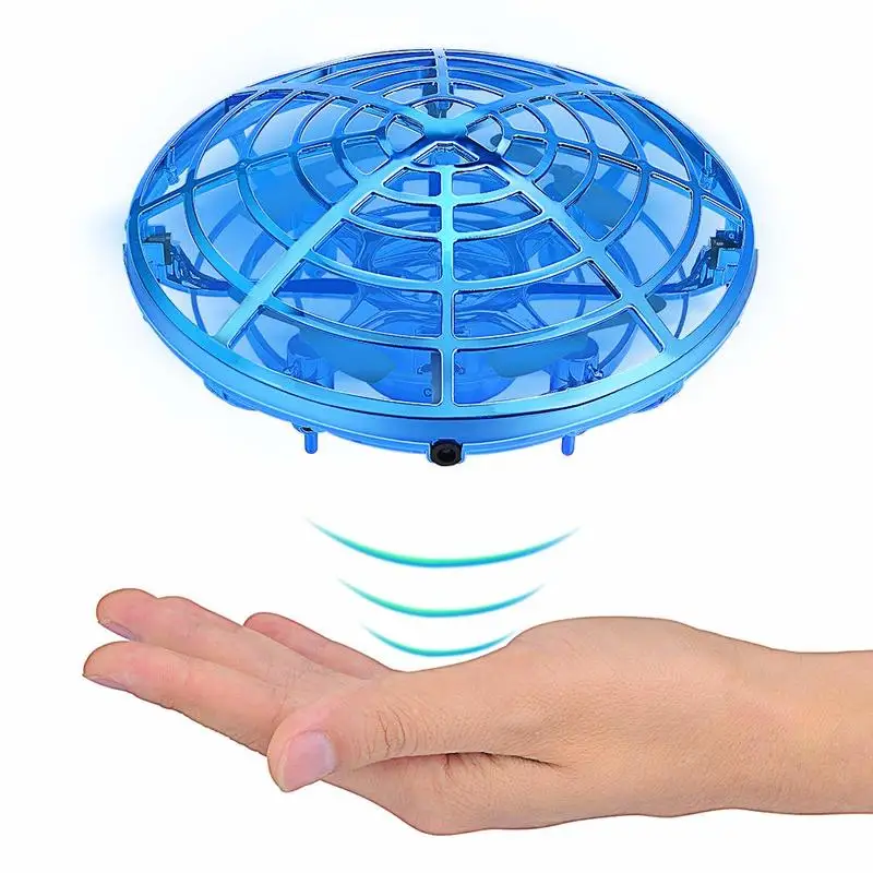 

Zhenwei Sensor Flying Ball Interactive Infrared Induction Helicopter Ball Rotating and Shinning LED Lights UFO Flying Toy Drones