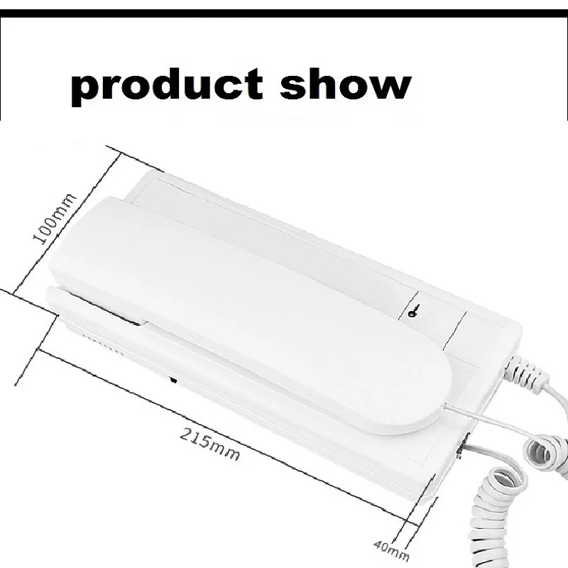 Timbre de Audio para seguridad del hogar, sistema de intercomunicación de 2 cables, función de desbloqueo, para apartamento y RL-3206B