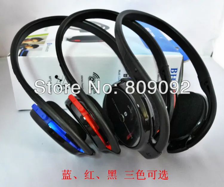 Беспроводные Bluetooth стереонаушники с гнездом для TF карты FM Радио MP3 сотовый