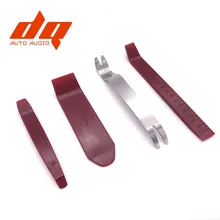 4 pz di alta qualità in acciaio inox Strumento di Riparazione Auto Autoradio Porta Clip Pannello di Rivestimento Dash Audio Stereo Rimozione di Installazione Della Leva di strumenti