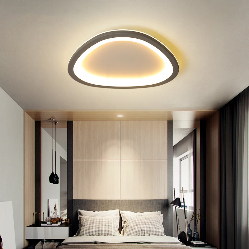 Светодиодный потолочный светильник, современный светильник для гостиной, светильник для спальни, коридора, кухни, поверхностное крепление, панель с дистанционным управлением