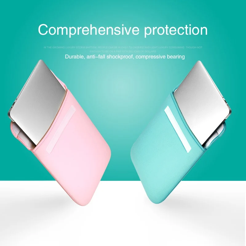 

Portable 11.6 /13.3 / 15.4 inch Notebook Computer Laptop Sleeve Bag for Men Women Ultrabook Cover Case For Macbook Air 13 Case