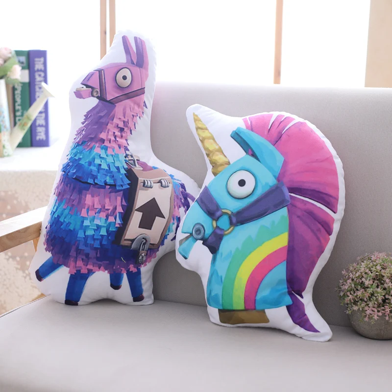 

Plush Toy Hot Game Soft Rainbow Horse Unicorn Stash Stuffed Pillow Doll Kids Birthday Gift
